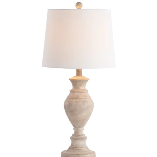 Table Lamps-Kirkland's Home Cream Classic Curve Table Lamp White