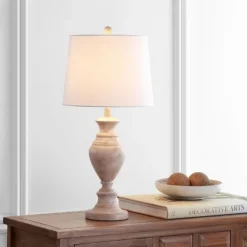 Table Lamps-Kirkland's Home Cream Classic Curve Table Lamp White