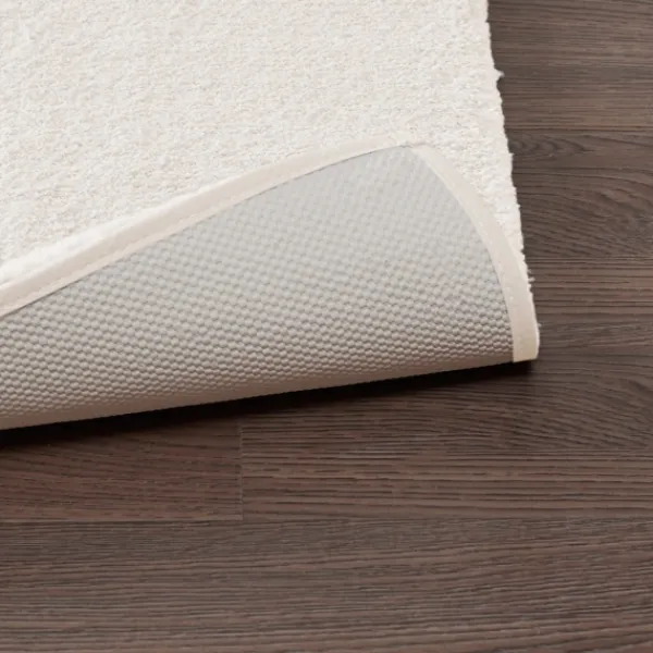 Bathroom Rugs-Kirkland's Home Cream High Pile Marshmallow Bath Mat, 30 In. Ivory
