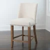 Bar Stools & Counter Height Stools-Kirkland's Home Cream Julia Counter Stool Ivory
