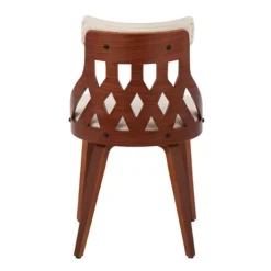 Dining Chairs-Kirkland's Home Cream Lattice Back 2-Pc. Dining Chair Set White
