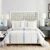 Comforters-Kirkland's Home Cream Mason Full/Queen 3-Pc. Comforter Set Blue