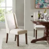 Dining Chairs-Kirkland's Home Cream Parson Dining Chairs, Set Of 2 Ivory