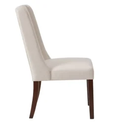 Dining Chairs-Kirkland's Home Cream Parson Dining Chairs, Set Of 2 Ivory