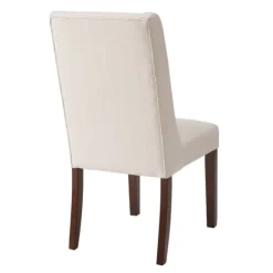 Dining Chairs-Kirkland's Home Cream Parson Dining Chairs, Set Of 2 Ivory