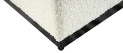 Benches & Ottomans-Kirkland's Home Cream Sherpa Boucle Cube Ottoman Ivory