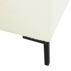 Benches & Ottomans-Kirkland's Home Cream Sherpa Boucle Storage Bench Ivory