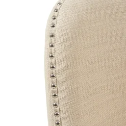 Bar Stools & Counter Height Stools-Kirkland's Home Cream Tufted Back Swivel Counter Stool Ivory