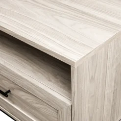 Tv Stands & Media Consoles-Kirkland's Home Cream Wood 2-Drawer Tv S D Tan