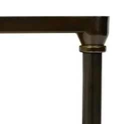 Coffee Tables-Kirkland's Home Crowley Wood And Iron Bunching Coffee Table Brown