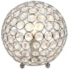 Table Lamps-Kirkland's Home Crystal Ball Sequin Table Lamp Clear/Silver
