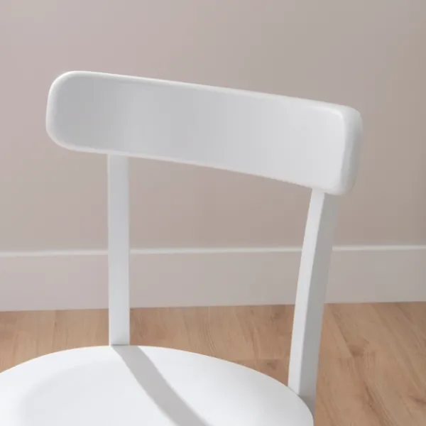 Accent Chairs-Kirkland's Home Daisy Curved Plank 2-Pc. Accent Chair Set White
