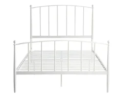 Beds & Headboards-Kirkland's Home Daisy Modern Arch Full Bed Frame White