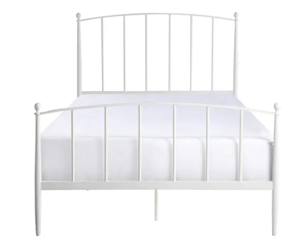 Beds & Headboards-Kirkland's Home Daisy Modern Arch Full Bed Frame White