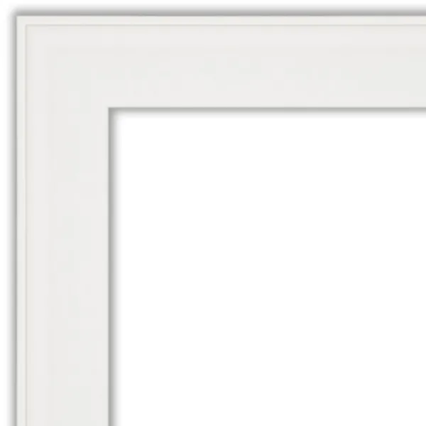 Framed Mirrors-Kirkland's Home Daisy White Modern Decorative Framed Mirror