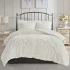 Comforters-Kirkland's Home Damask Full/Queen 3-Pc. Comforter Set White
