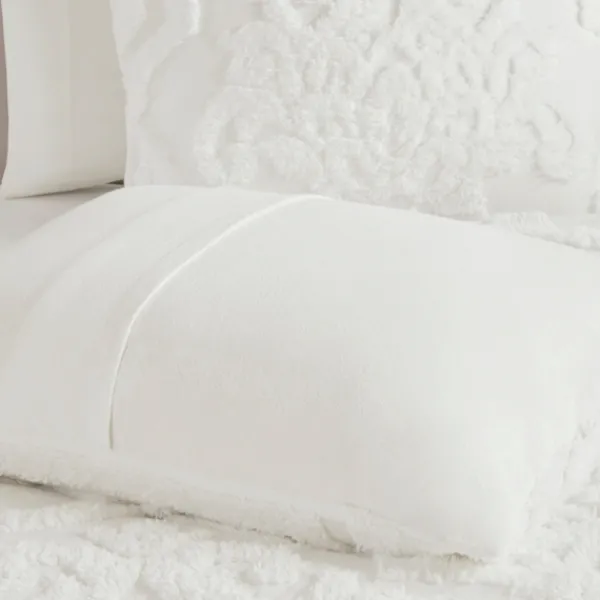 Comforters-Kirkland's Home Damask Full/Queen 3-Pc. Comforter Set White