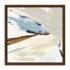 Framed Art-Kirkland's Home Dancing Wind I Framed Canvas Art Print White/Ivory/Blue