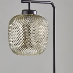 Floor Lamps-Kirkland's Home Dark Bronze And Mercury Glass Floor Lamp Clear