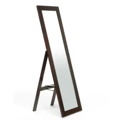 Full Length & Floor Mirrors-Kirkland's Home Dark Brown Modern Standing Mirror, 21X60 In.