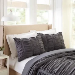 Comforters-Kirkland's Home Dark Emily 2-Pc. Twin/Twin Xl Comforter Set Gray