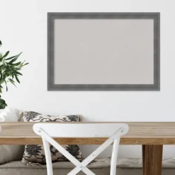 Memo & Chalkboards-Kirkland's Home Dark Framed Corkboard Gray