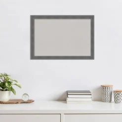Memo & Chalkboards-Kirkland's Home Dark Framed Corkboard Gray