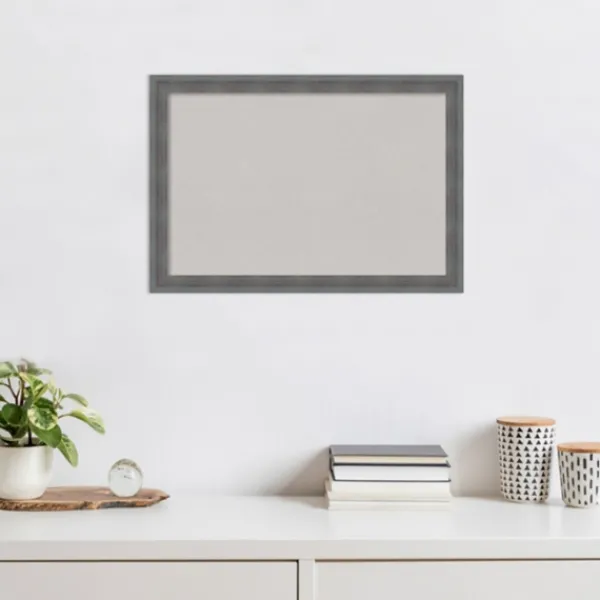 Memo & Chalkboards-Kirkland's Home Dark Framed Corkboard Gray