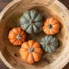 Bowl Filler-Kirkland's Home Dark Green And Orange Pumpkin Filler Orange/Green
