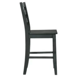 Bar Stools & Counter Height Stools-Kirkland's Home Dark Ladder Counter Stools, Set Of 2 Gray