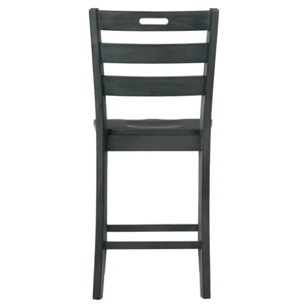 Bar Stools & Counter Height Stools-Kirkland's Home Dark Ladder Counter Stools, Set Of 2 Gray