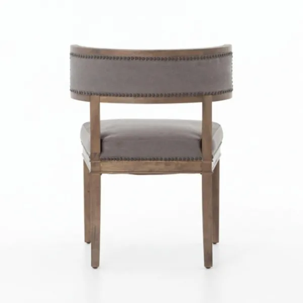 Dining Chairs-Kirkland's Home Dark Moon Canvas Upholstered Dining Chair Gray