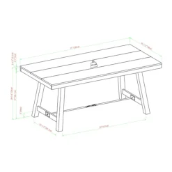 Dining Tables-Kirkland's Home Dark Oak Wood Rustic Dining Table
