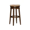 Bar Stools & Counter Height Stools-Kirkland's Home Dark Seagrass Swivel Bar Stool Brown