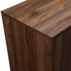 Console Tables-Kirkland's Home Dark Walnut Mid-Century Console Table Brown