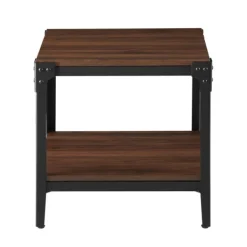Accent & End Tables-Kirkland's Home Dark Walnut 2-Tier Accent Tables, Set Of 2 Brown