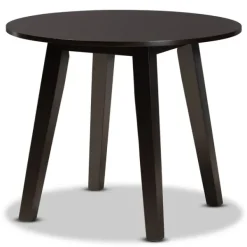 Dining Tables-Kirkland's Home Dark Wooden Splayed Base 5-Pc. Dining Set