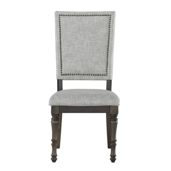Dining Chairs-Kirkland's Home Dawson Upholstered Dining Chairs, Set Of 2 Gray