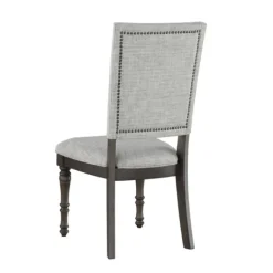 Dining Chairs-Kirkland's Home Dawson Upholstered Dining Chairs, Set Of 2 Gray