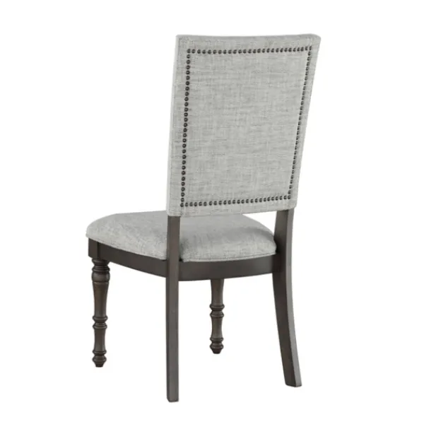 Dining Chairs-Kirkland's Home Dawson Upholstered Dining Chairs, Set Of 2 Gray