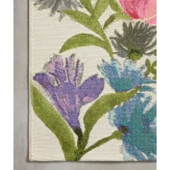 Outdoor Rugs-Kirkland's Home Daylight Garden Party Indoor/Outdoor Rug, 6X9 White/Pink/Multi