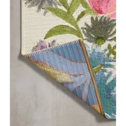 Outdoor Rugs-Kirkland's Home Daylight Garden Party Indoor/Outdoor Rug, 6X9 White/Pink/Multi