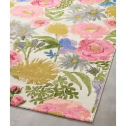 Outdoor Rugs-Kirkland's Home Daylight Garden Party Indoor/Outdoor Rug, 6X9 White/Pink/Multi