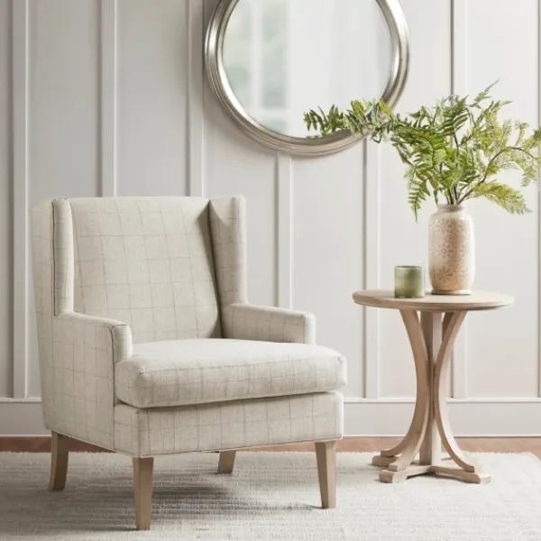 Accent Chairs-Kirkland's Home Decker Martha Stewart Accent Chair Ivory