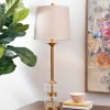 Buffet Lamps-Kirkland's Home Deep Gold Glass Orb Buffet Lamp Tan