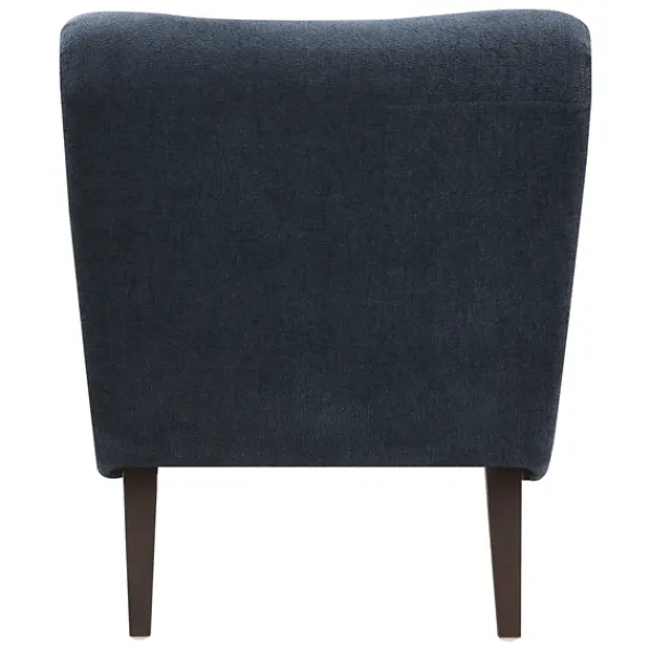 Accent Chairs-Kirkland's Home Deep Navy Piped Edge 2-Pc. Chair And Ottoman Set Blue