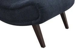 Accent Chairs-Kirkland's Home Deep Navy Piped Edge 2-Pc. Chair And Ottoman Set Blue