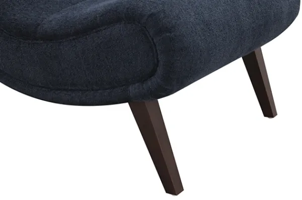 Accent Chairs-Kirkland's Home Deep Navy Piped Edge 2-Pc. Chair And Ottoman Set Blue
