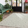Outdoor Rugs-Kirkland's Home Deep Navy Trellis Outdoor Area Rug, 4X6 Blue/Gray