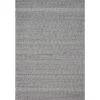 Outdoor Rugs-Kirkland's Home Denim And Gray Zig Zag Outdoor Area Rug, 5X7 Blue/Gray